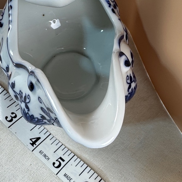 Vienna Woods Blue Onion Ceramic Pitcher - Picture 8 of 10
